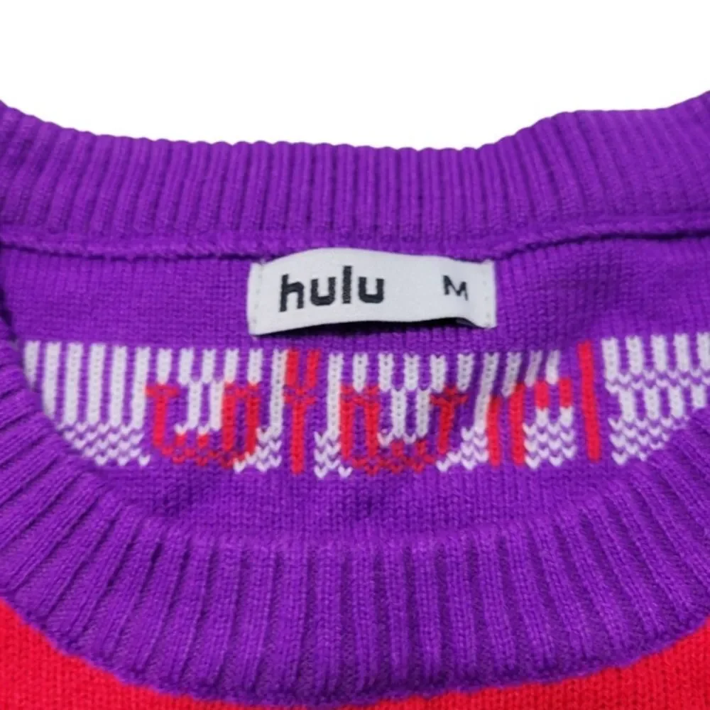 Hulu Sweater Size Medium Love, Victor Hulu Series Knit Sweater Heart Pattern EUC